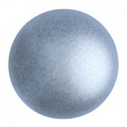 Les perles par Puca® Cabochon 25mm Metallic mat light blue 23980/79030
